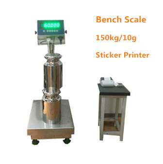 WF4050 platform scale 150kg/10g 50g Industry STAINLESS STEEL Weighing bench Scale 40*50CM Bench Scale 220VAC with dispaly